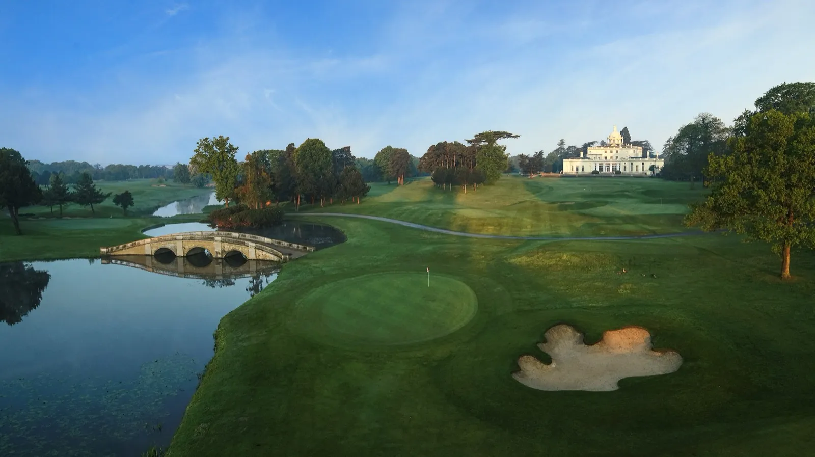 Panoramic view across the parkland